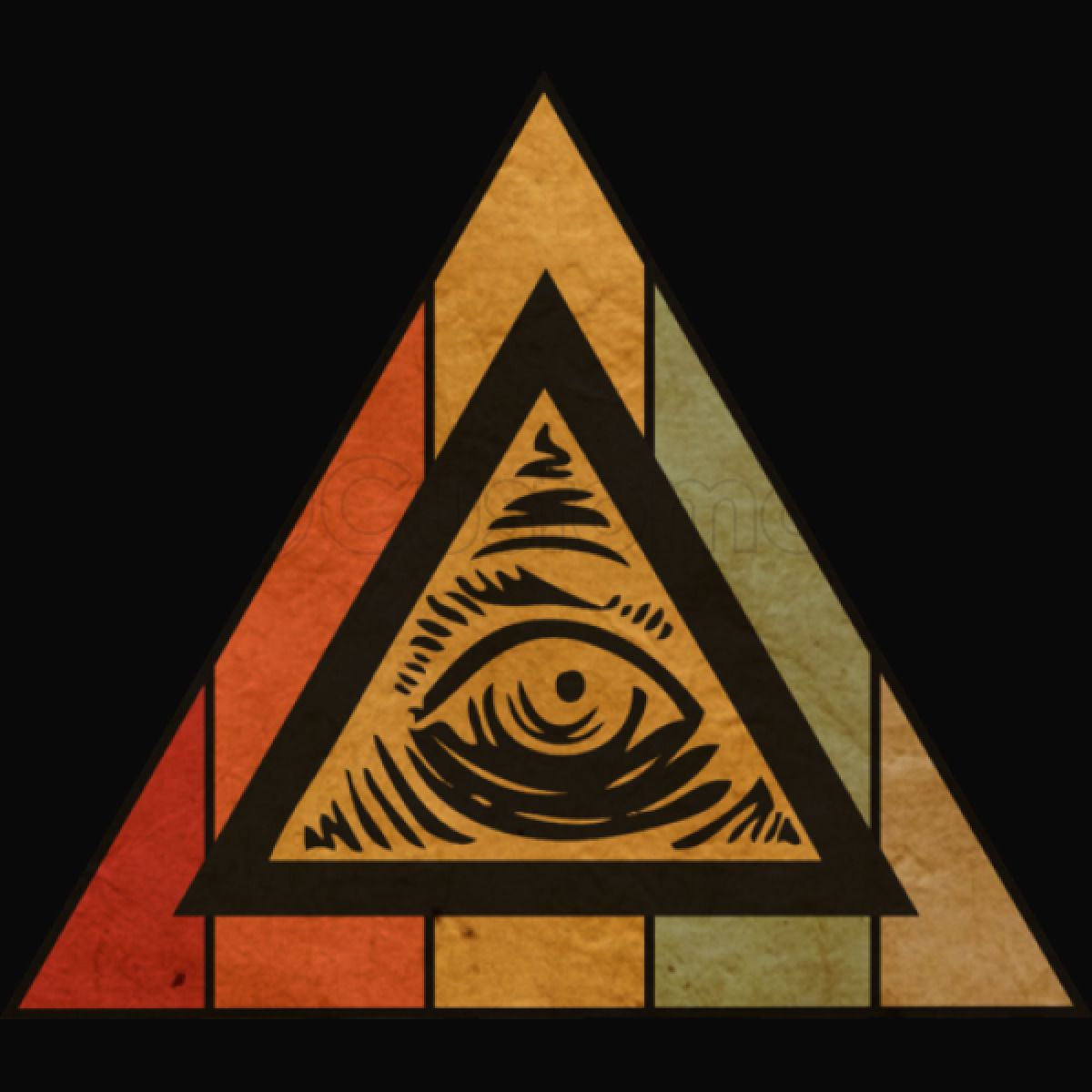 Illuminati Color Symbol Apron - Customon