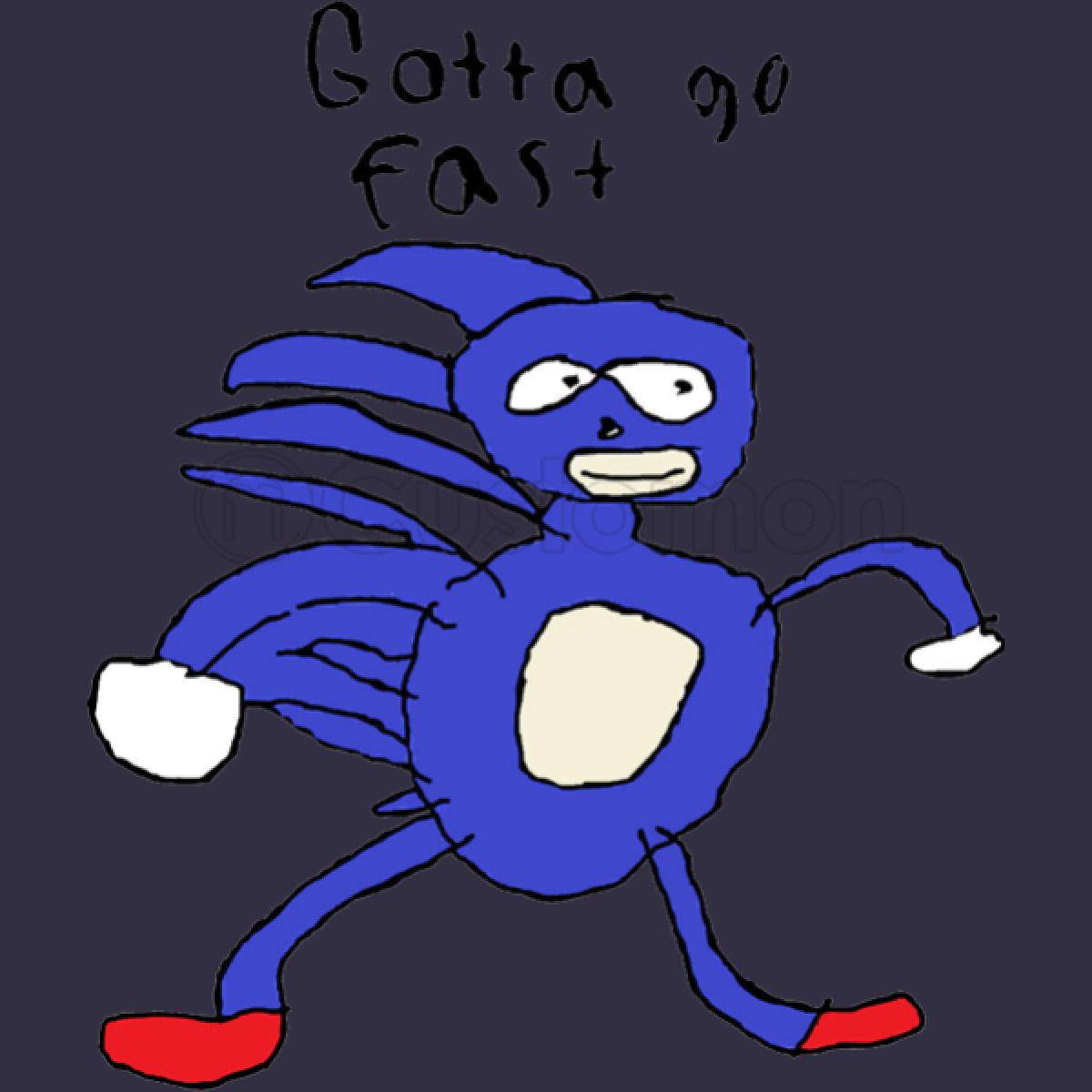 Day go fast. САНИК Готта го фаст. САНИК оригинал. Gotta go fast оригинал. САНИК Грейдес.