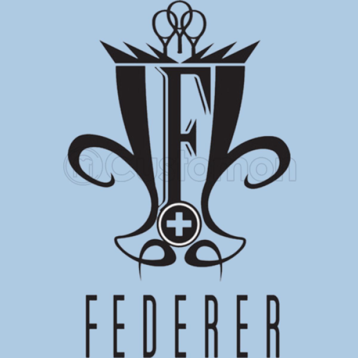 Roger Federer Wimbledon Logo Men's T-shirt - Customon