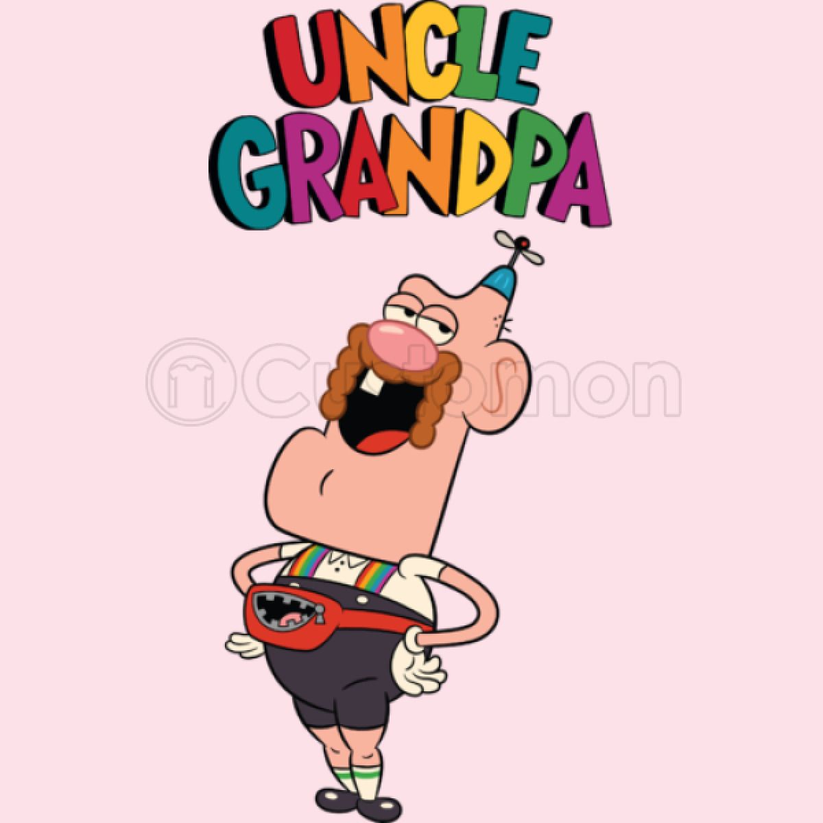 Uncle Grandpa Baby Bib Customon