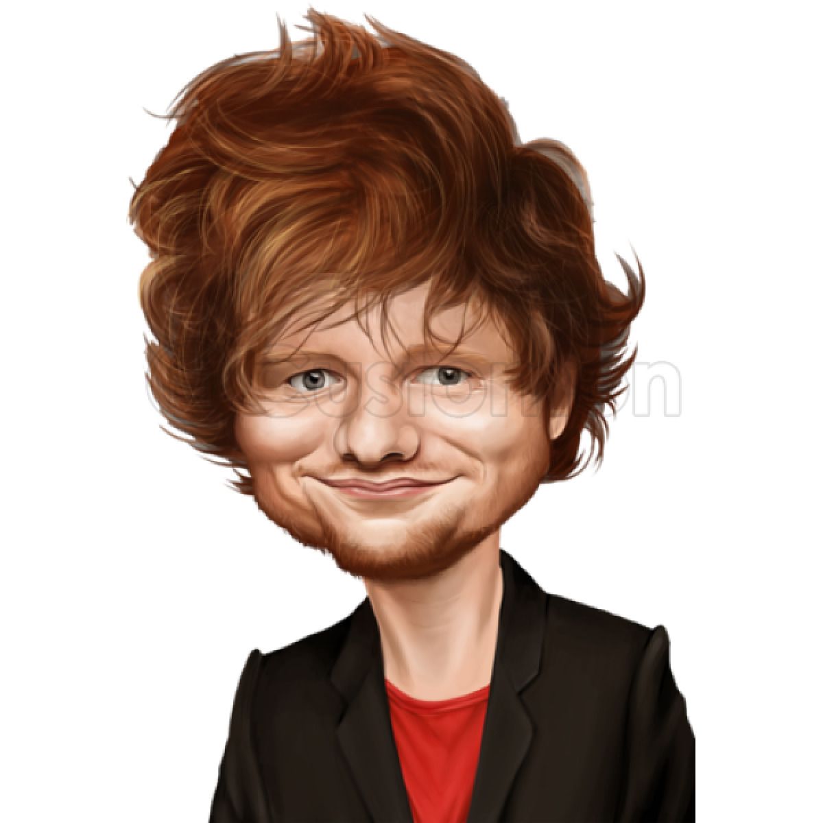 Ed Sheeran Caricature Youth T-shirt - Customon