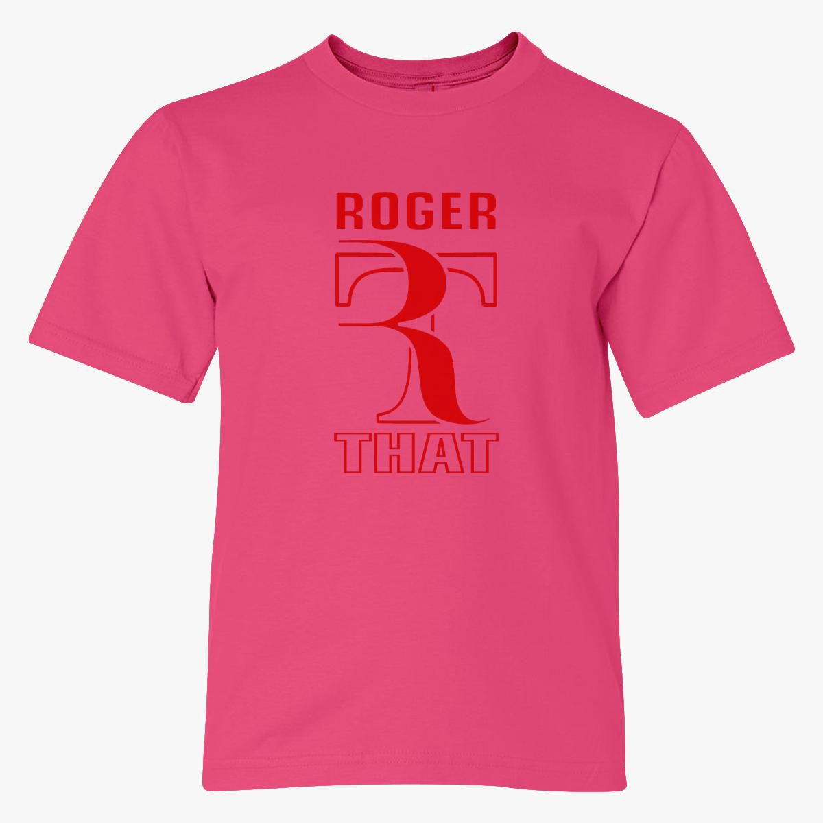 Roger Federer Roger That Youth T-shirt - Customon