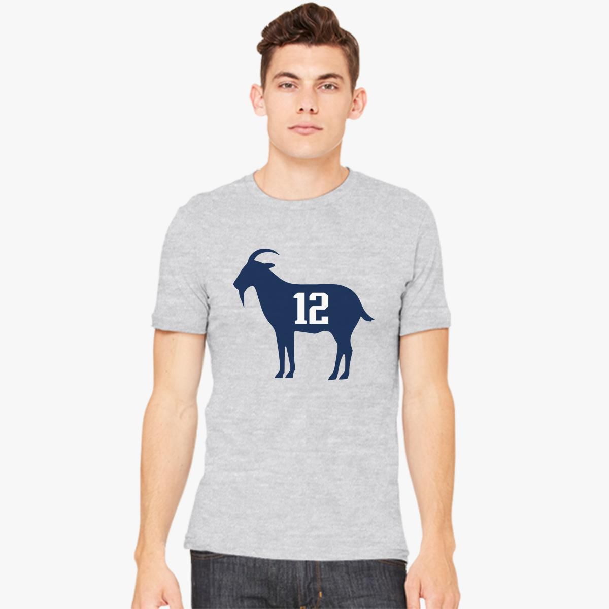 goat tb12 tom Brady Men's T-shirt - Customon