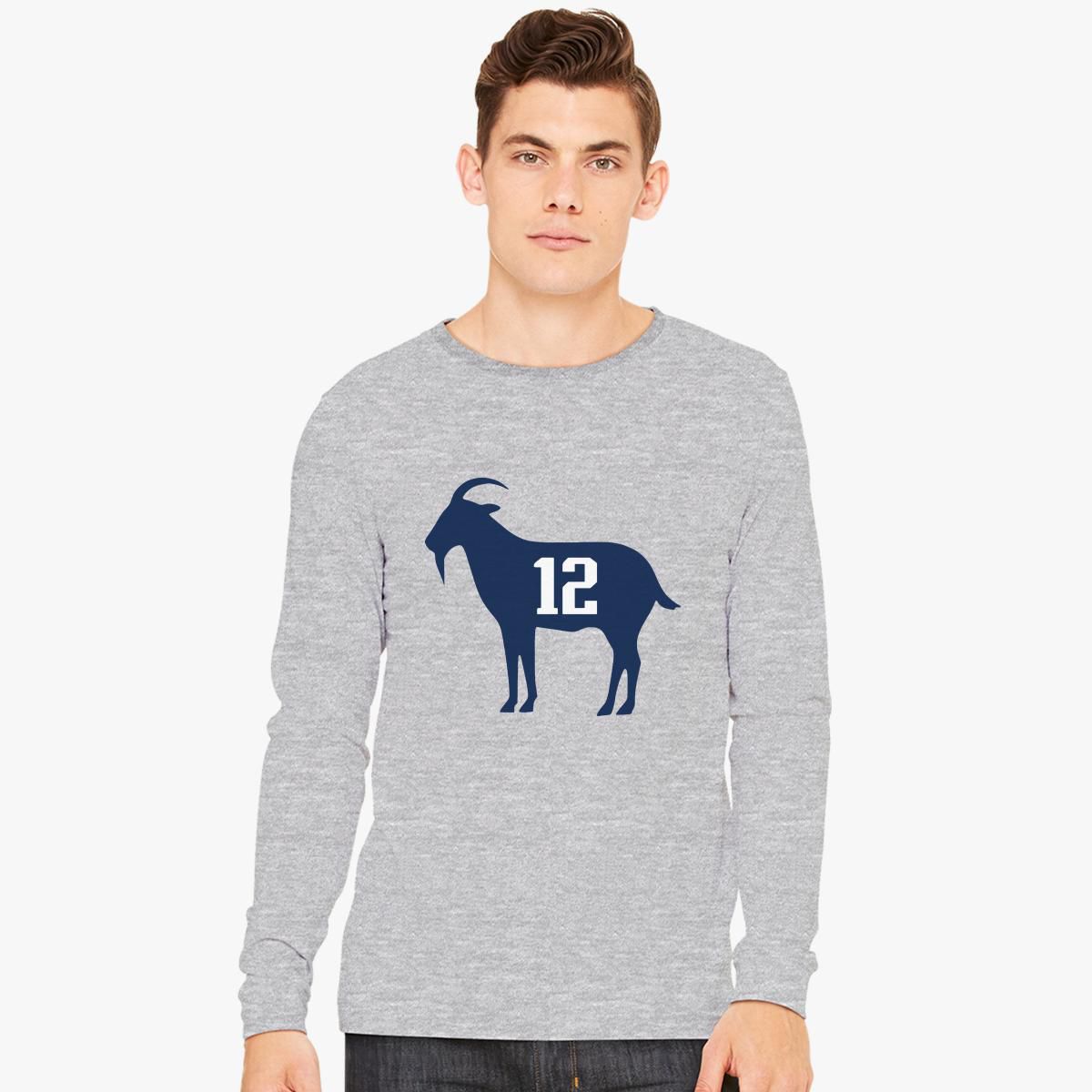 TeeShirtPalace TB12 Goat Long Sleeve Shirt