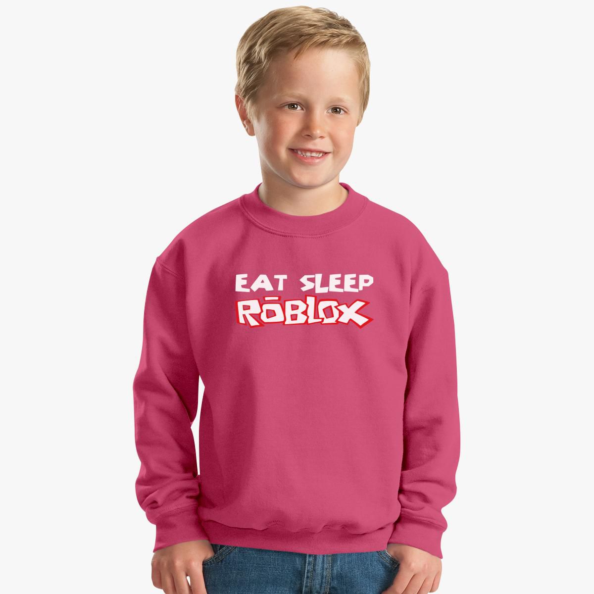 Eat Sleep Roblox Kids Sweatshirt Customon - eat sleep roblox kids sweatshirt customon