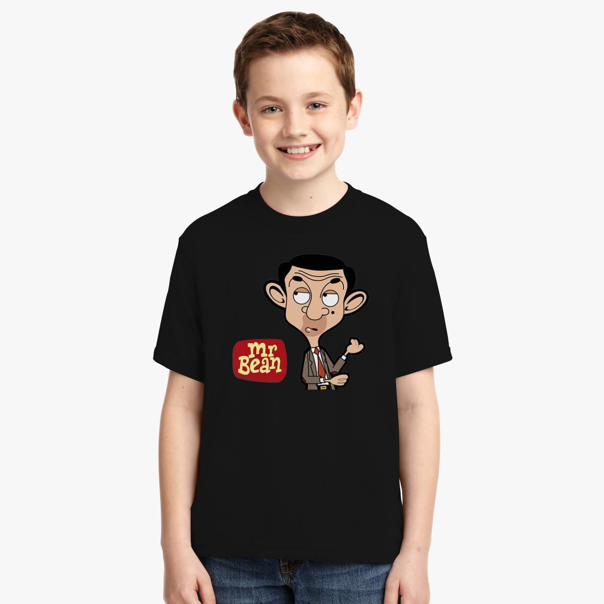 Mr Bean Youth T Shirt Customon - can of beans roblox t shirt