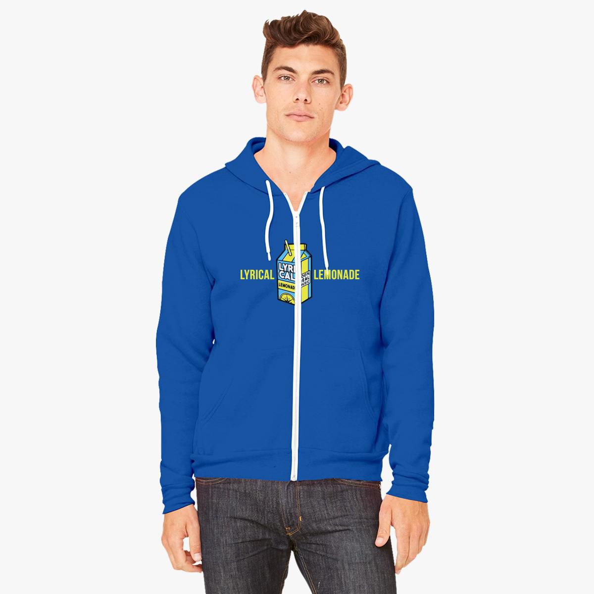 lyrical lemonade hoodie blue