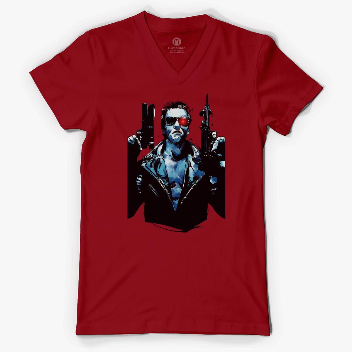 Download Terminator V-Neck T-shirt - Customon