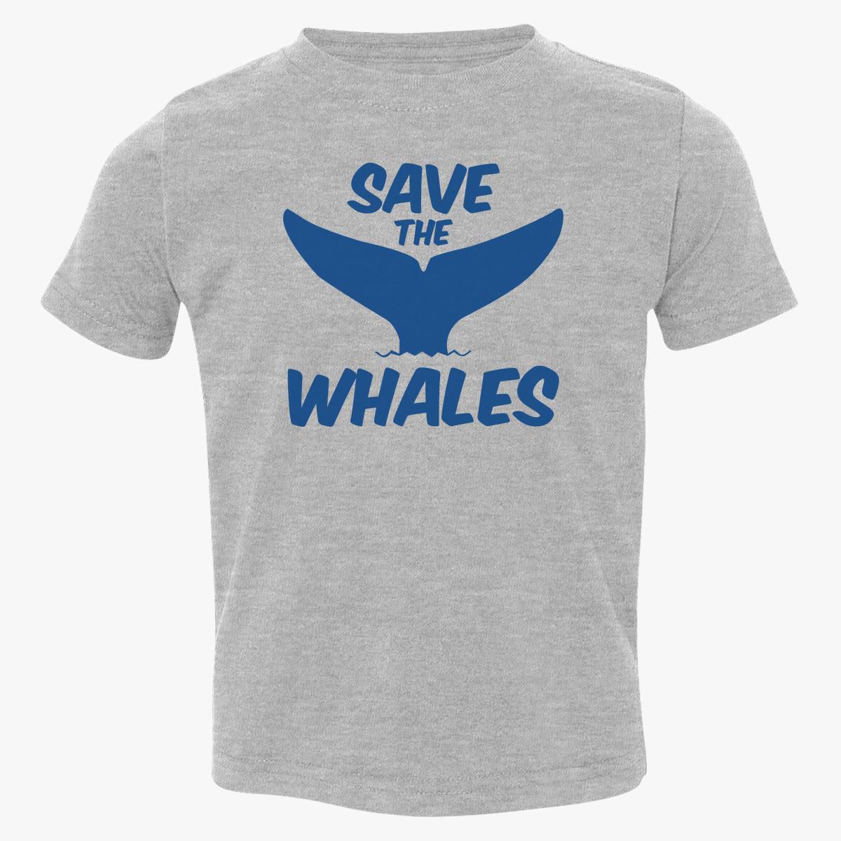 Save The Whales Toddler T-shirt - Customon