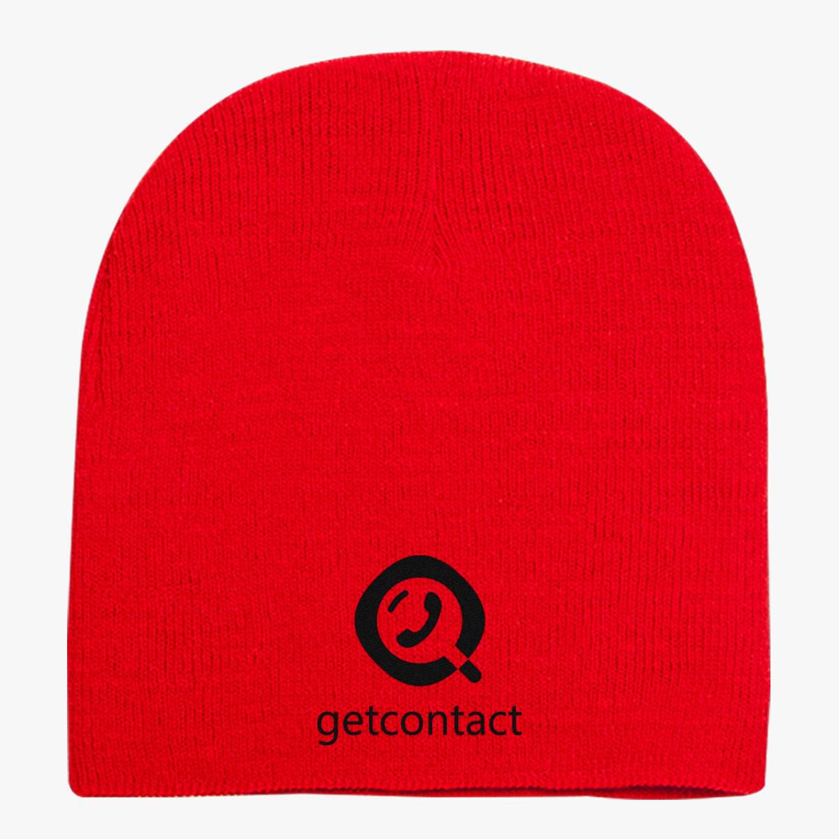 getcontact logo Knit Beanie (Embroidered) - Customon