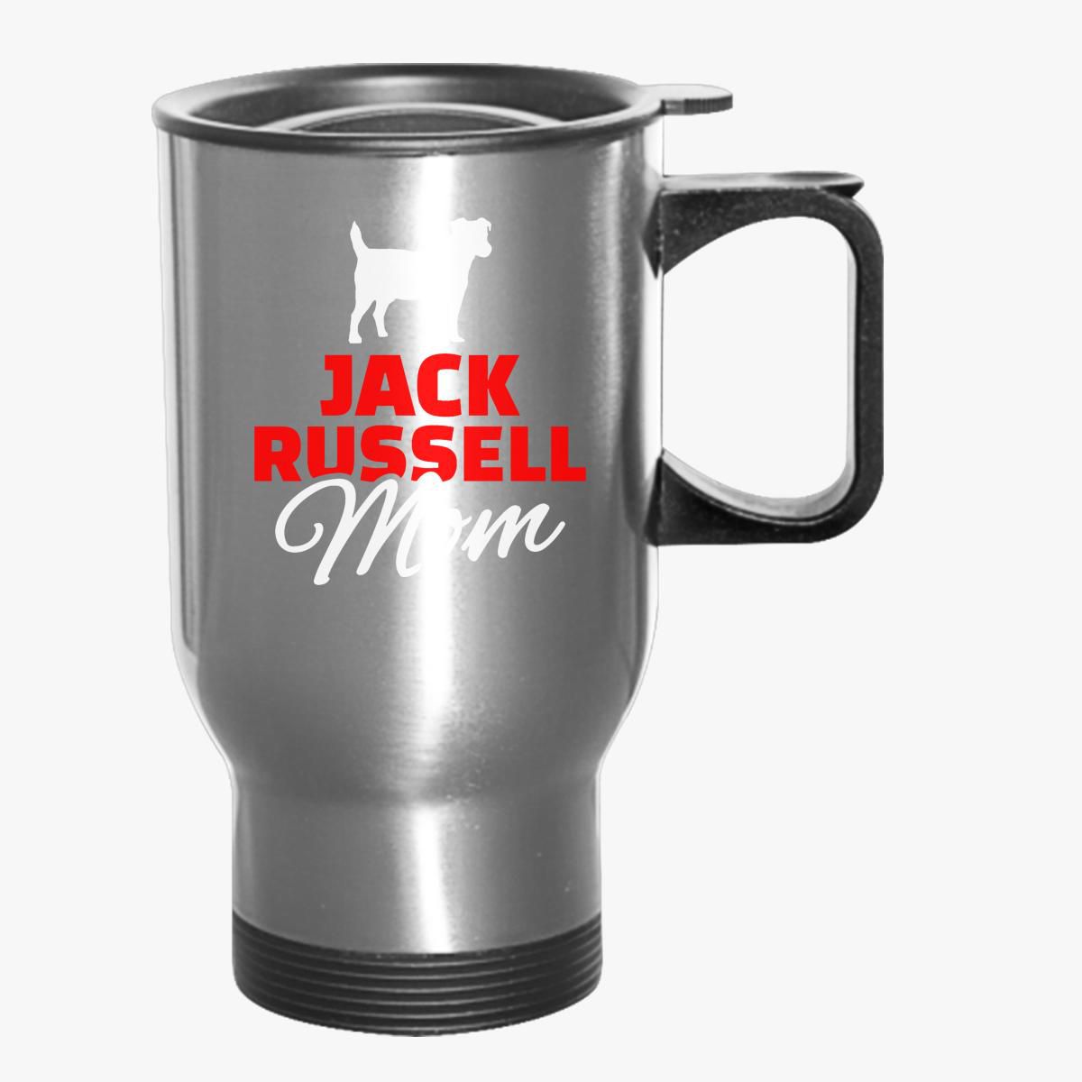 jack russell travel mug