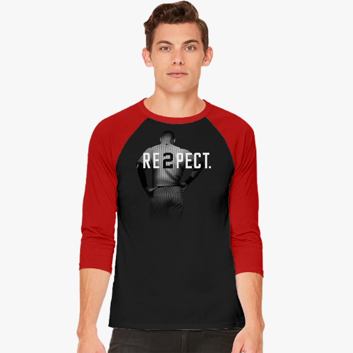 Respect Derek Jeter Baseball T-shirt - Customon