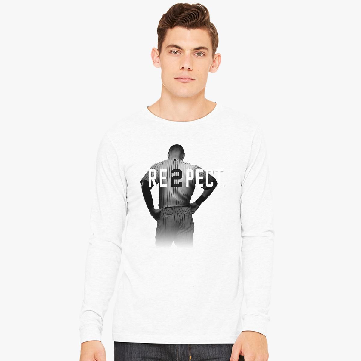 Respect Derek Jeter Long Sleeve T-shirt - Customon