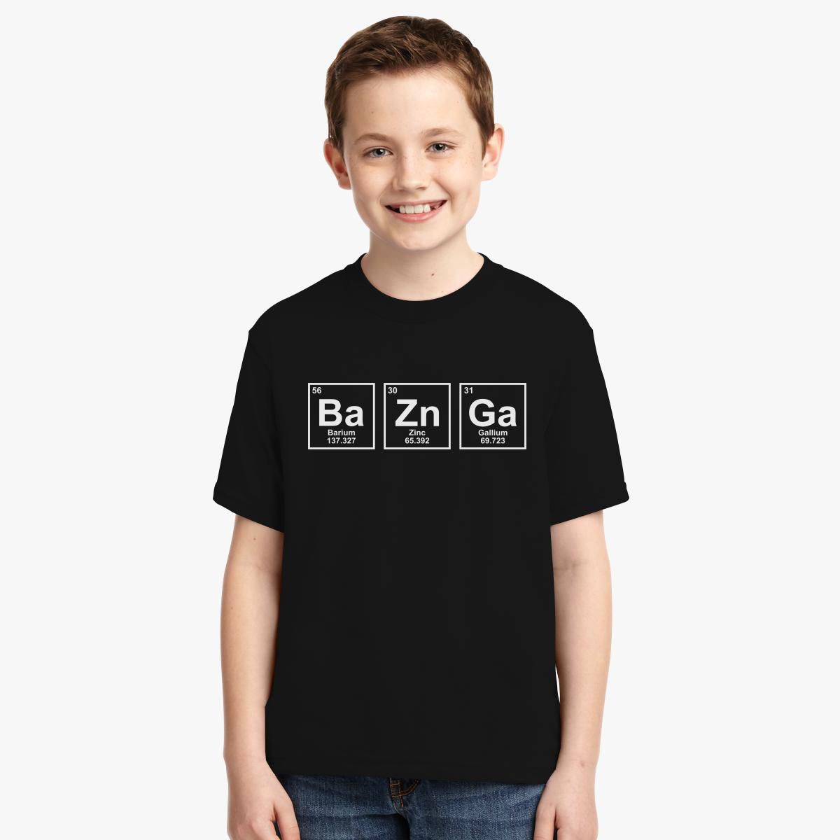 pack ZuidAmerika Doe alles met mijn kracht Bazinga Chemical Element Big Bang Sheldon Youth T-shirt - Customon