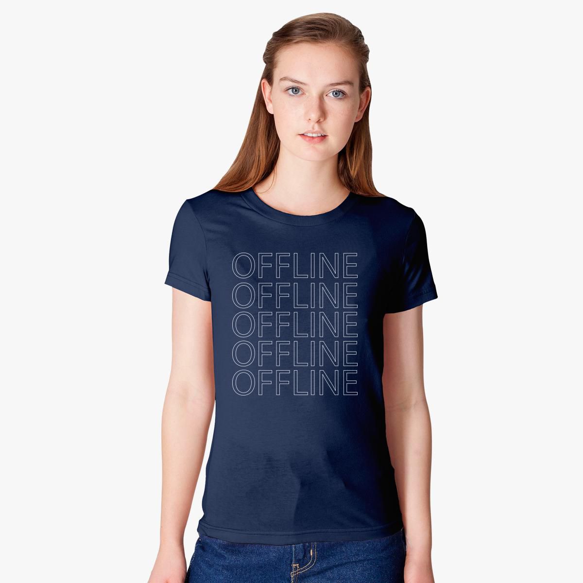 offline  Women s T  shirt  Customon