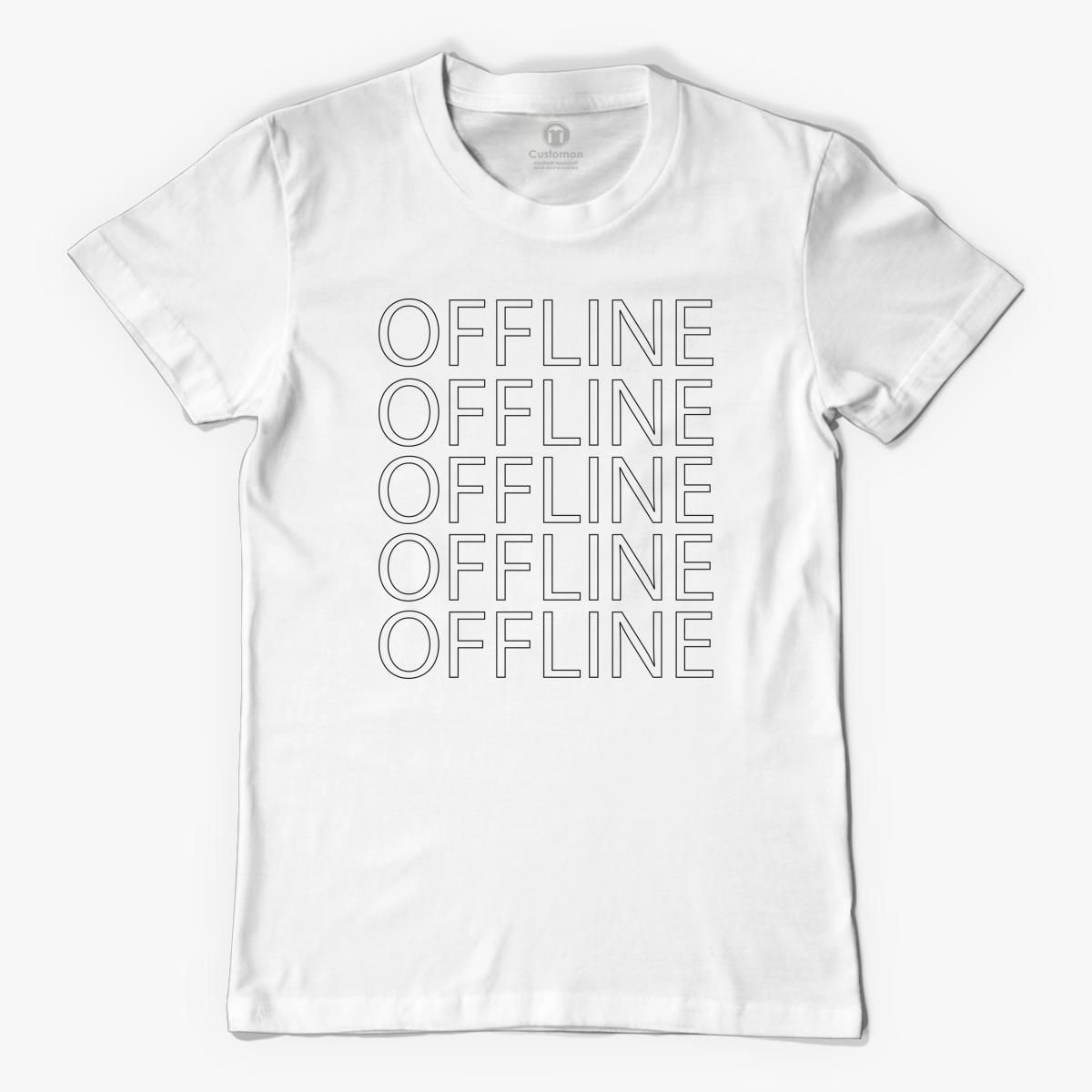  offline  Men s T  shirt  Customon