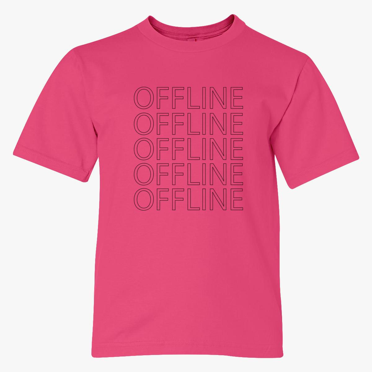  offline  Youth T  shirt  Customon
