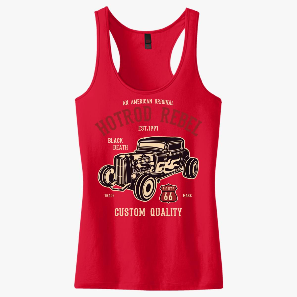 Hot Rod Rebel Vintage Hot Rod Classic Car T Shirt Women S