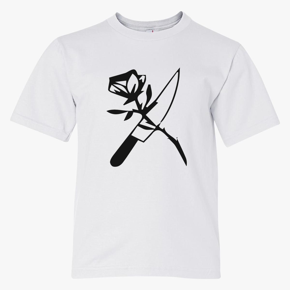 Blackbear Knife Rose Youth T Shirt Customon