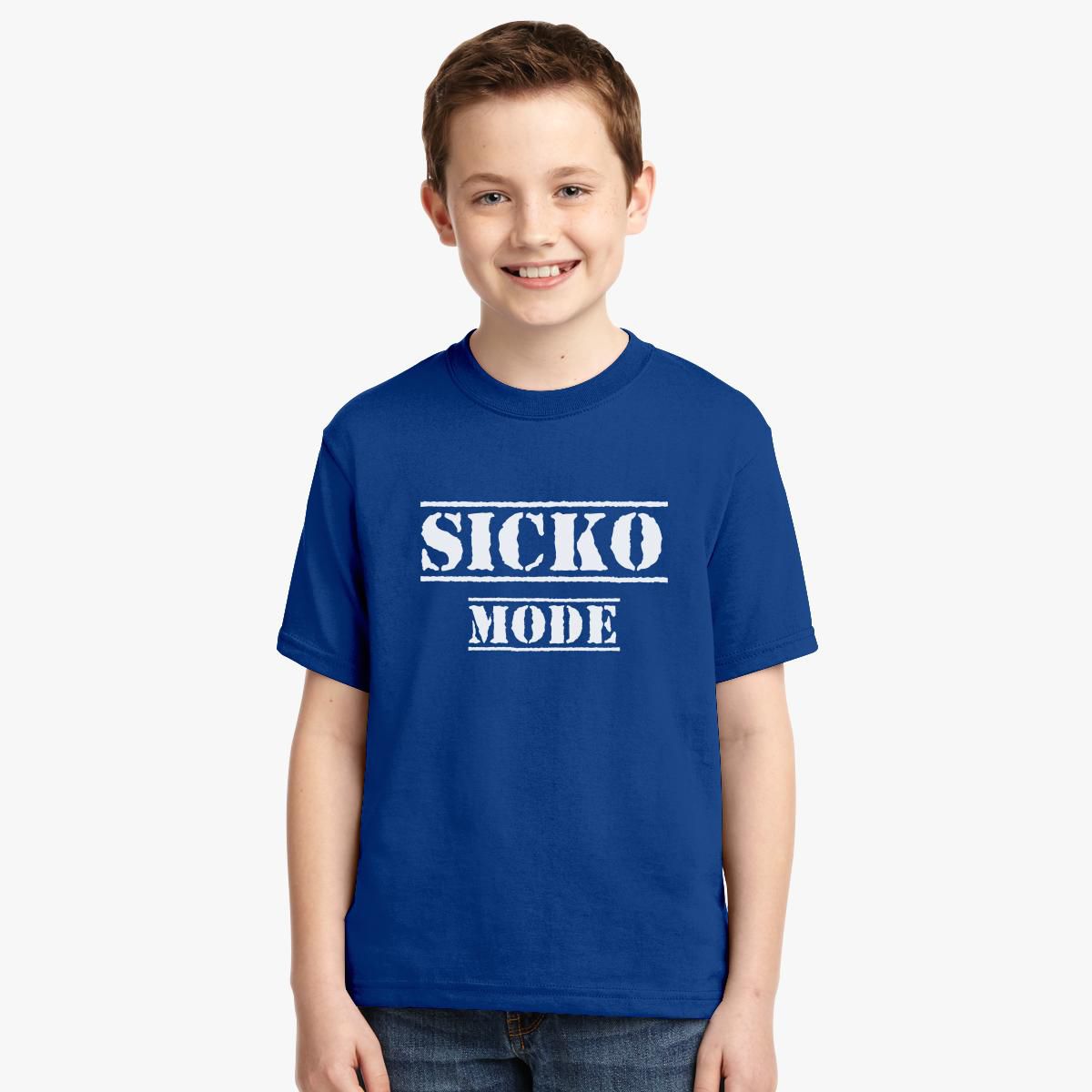 Sicko Mode Youth T Shirt Customon