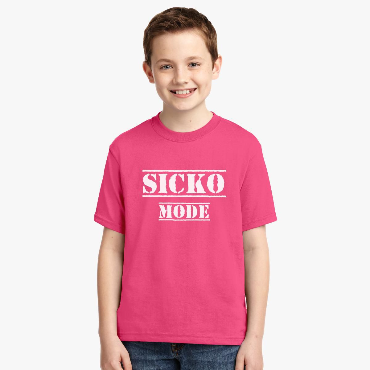 Sicko Mode Youth T Shirt Customon