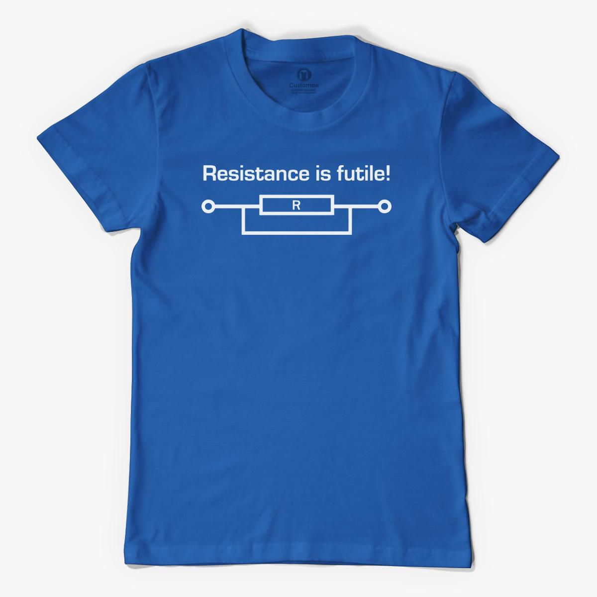 Resistance Is Futile Mens T Shirt Customon 