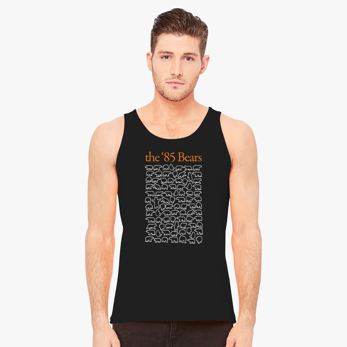 Customon Unique 85 Baseball Bears Men's Tank Top Black / S