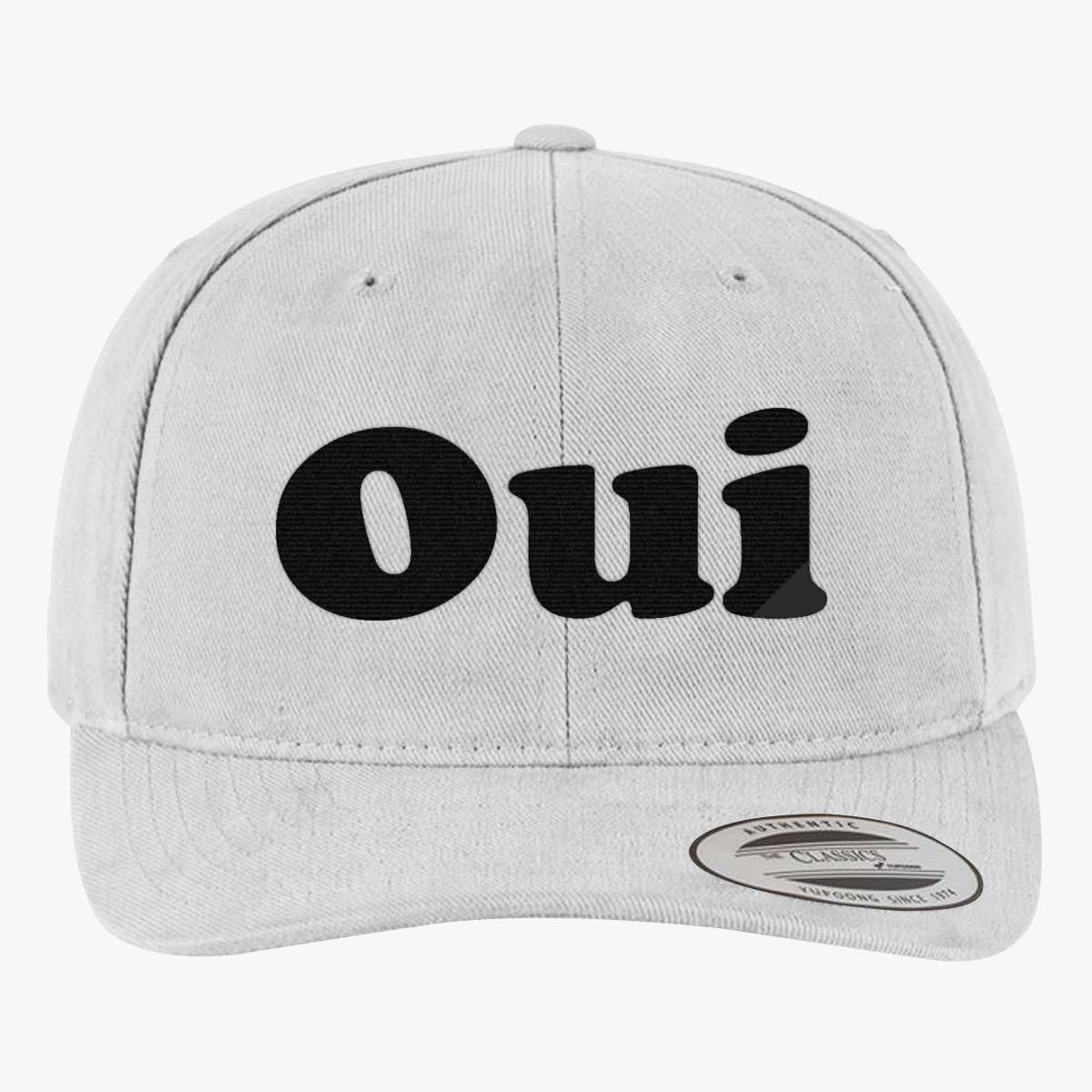 Oui and Non Brushed Cotton Twill Hat (Embroidered) - Customon