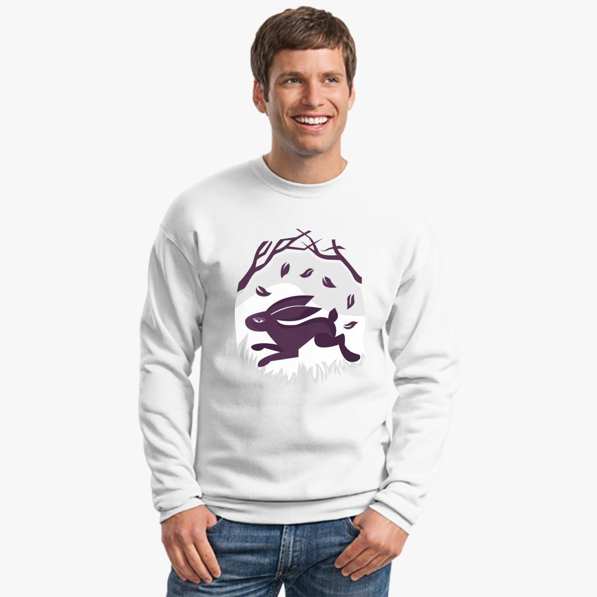 A Rabbit Crewneck Sweatshirt - Customon