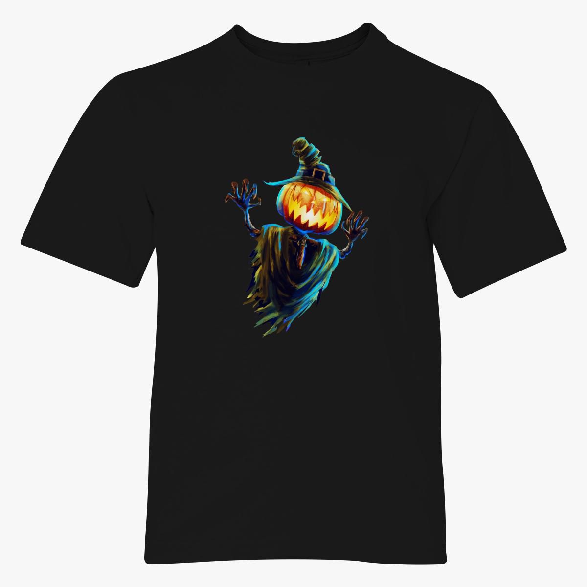 Details about   Isle Of Wight Pumpkin Scarecrow Halloween Unisex Youth Shirt 
