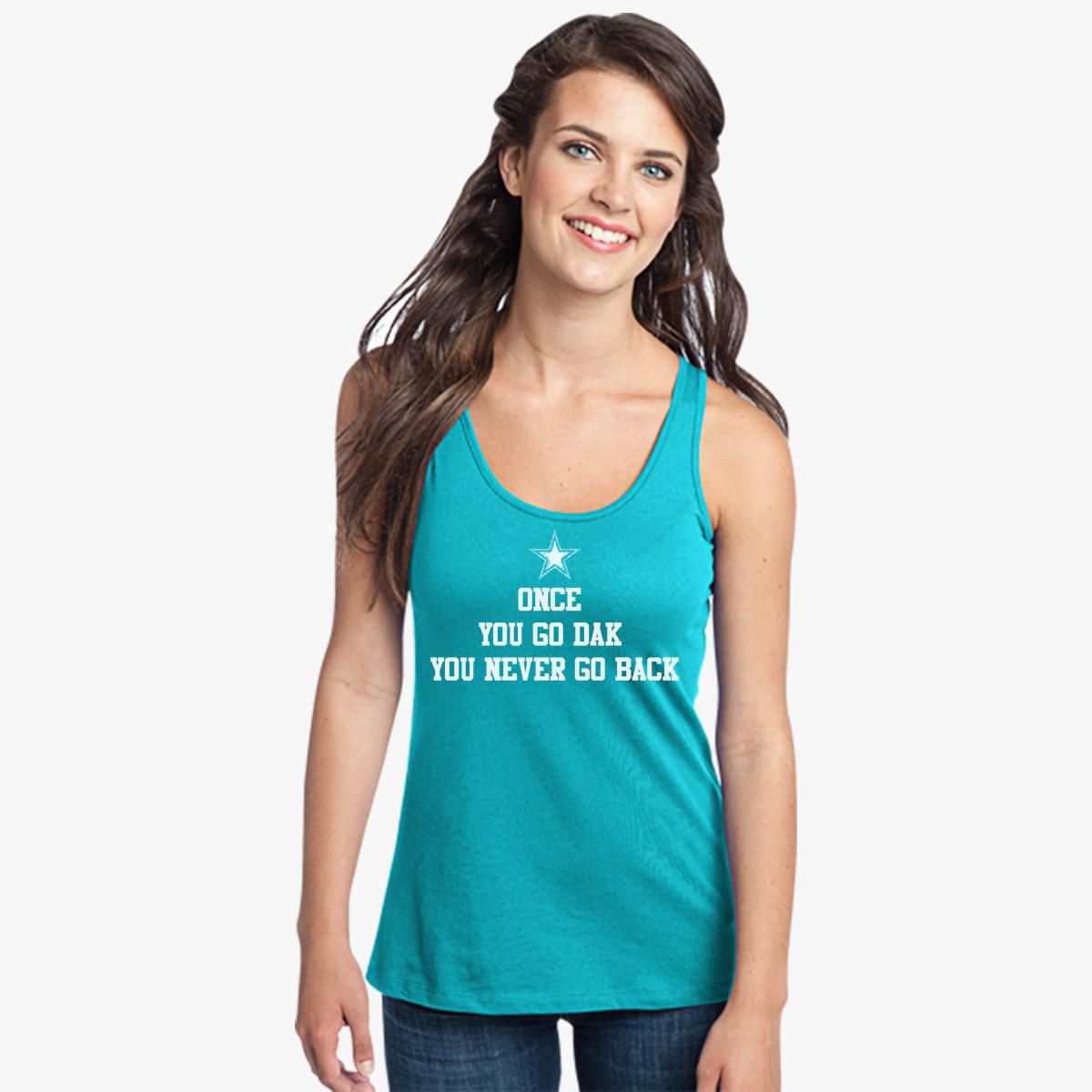 ONCE YOU GO DAK YOU NEVER GO BACK Women's V-Neck T-Shirt - Customon