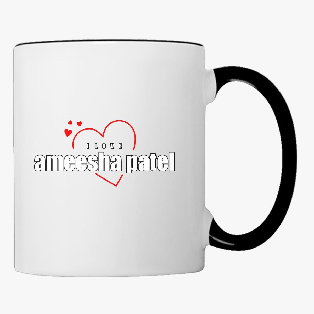 Amisha Patel Porn Seen - I Love Ameesha Patel Coffee Mug - Customon