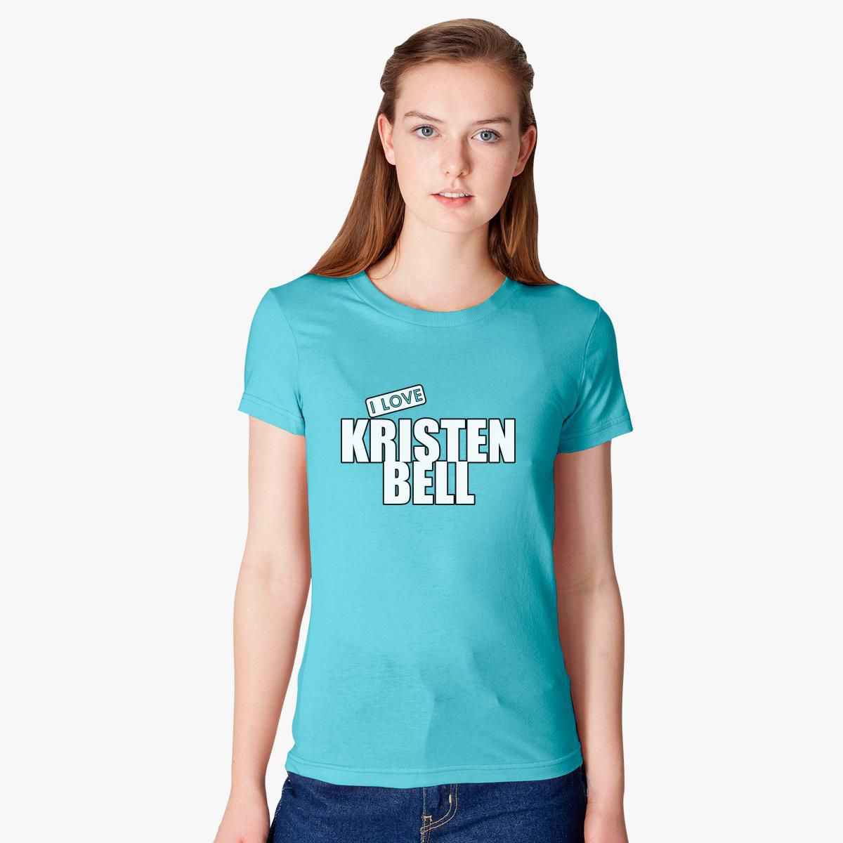 I Love Kristen Bell Women's T-shirt - Customon