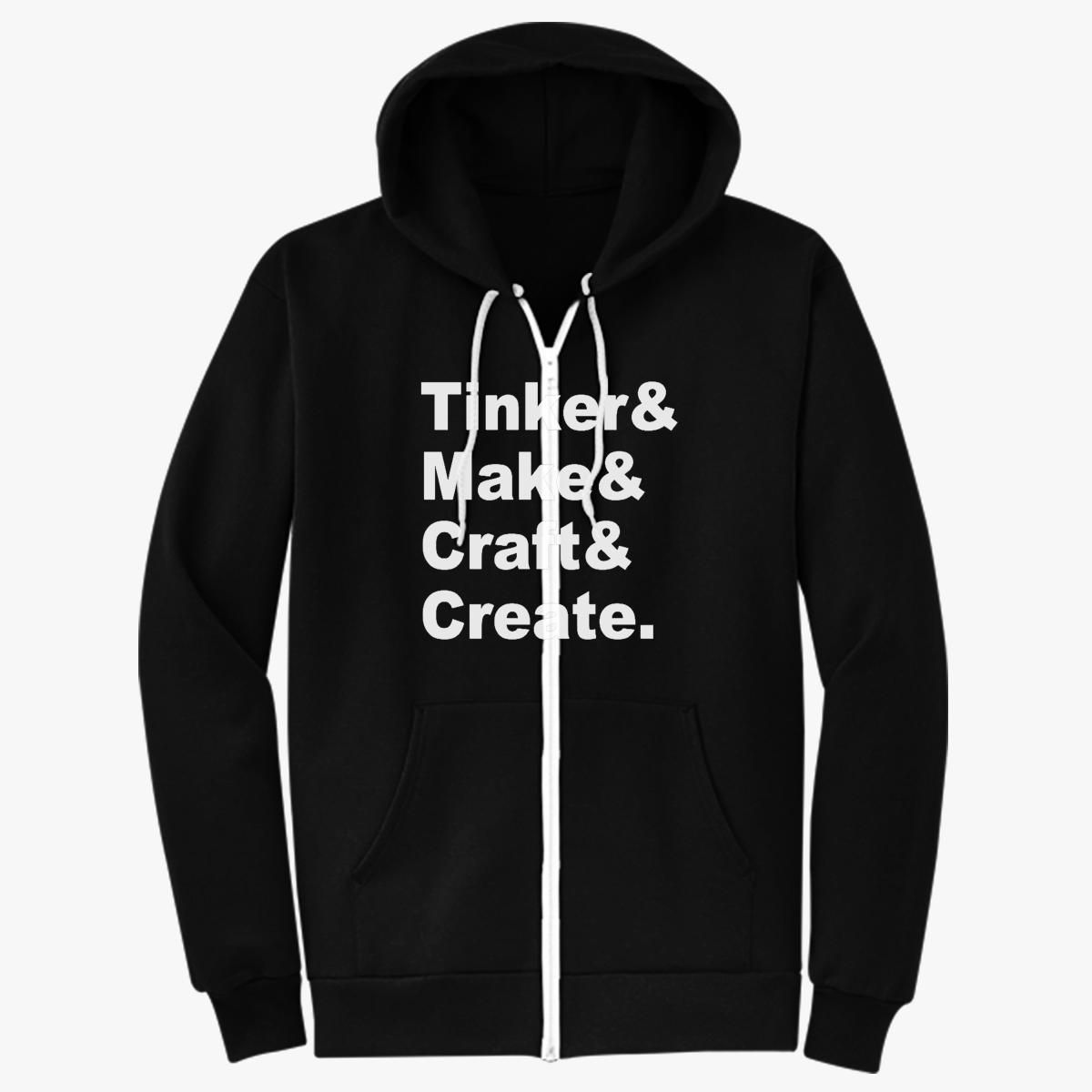 Maker Unisex Zip-Up Hoodie - Customon