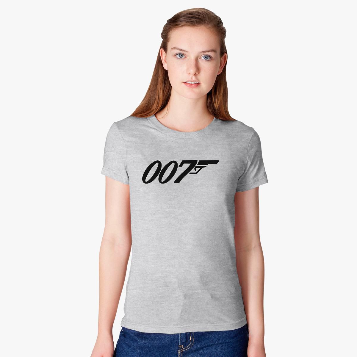 James Bond White 007 Logo T-Shirt