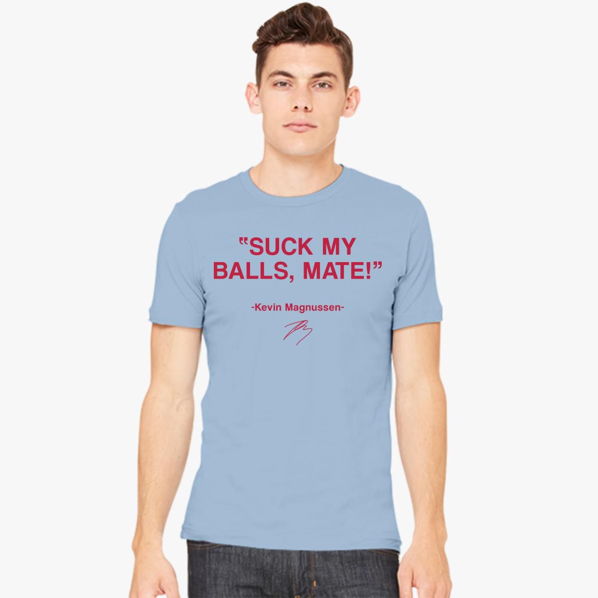Suck my balls (Magnussen) Men's T-shirt - Customon