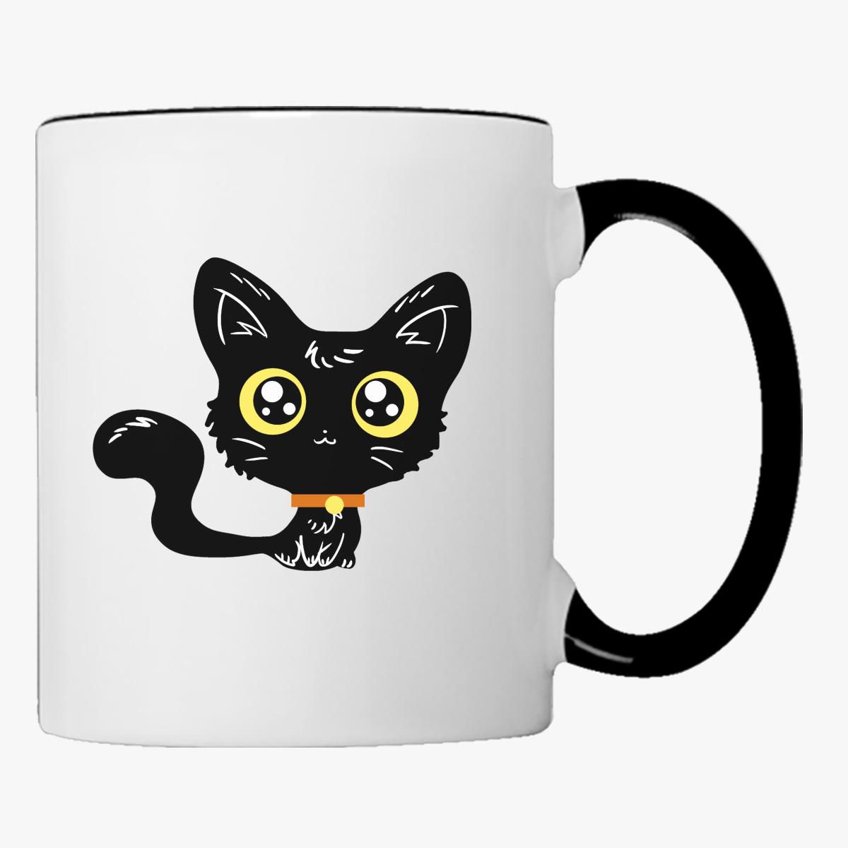 AdorableBlackCat Coffee Mug Customon