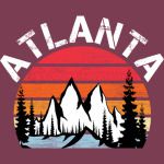 Atlanta Mountain Vintage Retro