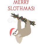 Christmas - Christmas Sloth - Animal Christmas