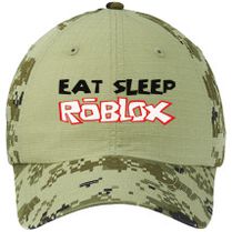 Eat Sleep Roblox Bucket Hat Embroidered Customon - funny hats 1 macon the bacon roblox