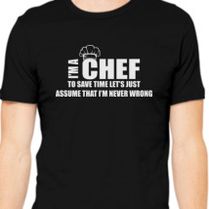 Funny Chef Cook Women S V Neck T Shirt Customon