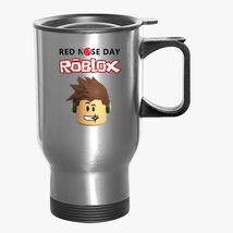 Roblox Christmas Red Nose Day Travel Mugs Customon - roblox reindeer nose