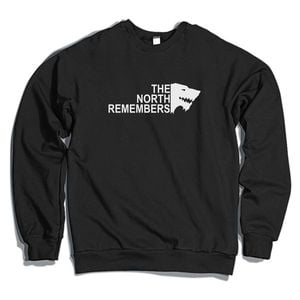 The North Remembers Crewneck Sweatshirt Black / S