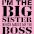 I'm the big Sister which makes me the BOSS Youth T-shirt - Customon Art