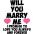 Will You Marry Me Valentines day Engagement shirt Marriage Proposal Crewneck Sweatshirt - Customon Art