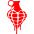 Heart Grenade Cotton Twill Hat (Embroidered) - Customon Art