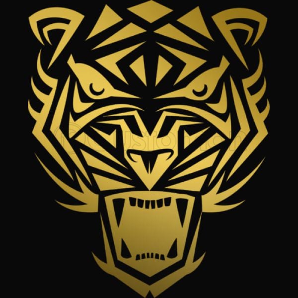 gold tiger shirt