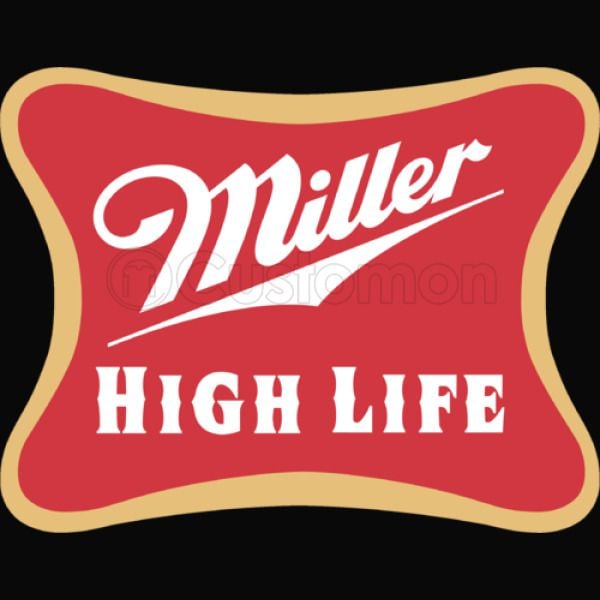 miller high life baseball tee