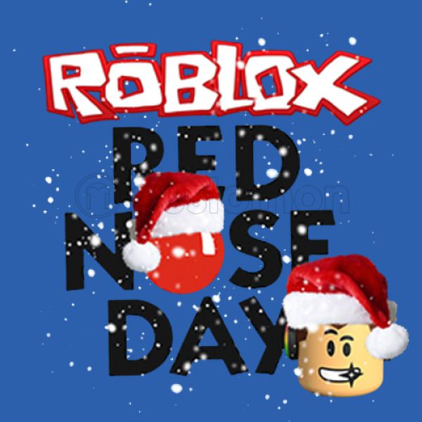 Roblox Christmas Design Red Nose Day Women S V Neck T Shirt Customon
