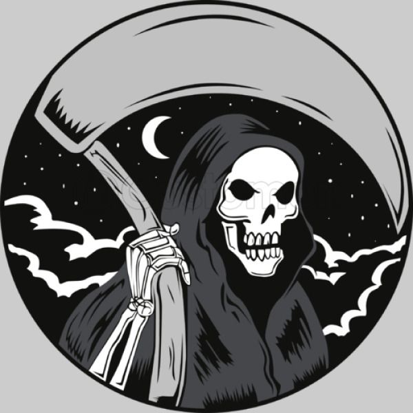 Grim Reaper Long Sleeve T Shirt Customon